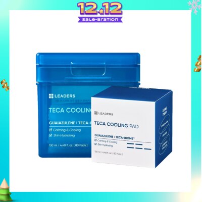 LEADERS INSOLUTION Teca Cooling Moisture Pad (Helps Calm Dry Overheated Skin) 80s