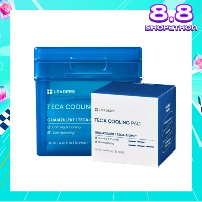 LEADERS INSOLUTION Teca Cooling Moisture Pad (Helps Calm Dry Overheated Skin) 80s