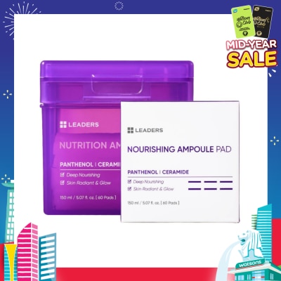 LEADERS INSOLUTION Nutrition Ampoule Pad (Provides Nourishing & Glowing Skin from within Skin) 60s