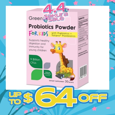 GREENLIFE - Probiotics Powder For Kids Dietary Supplement Sachet 30s