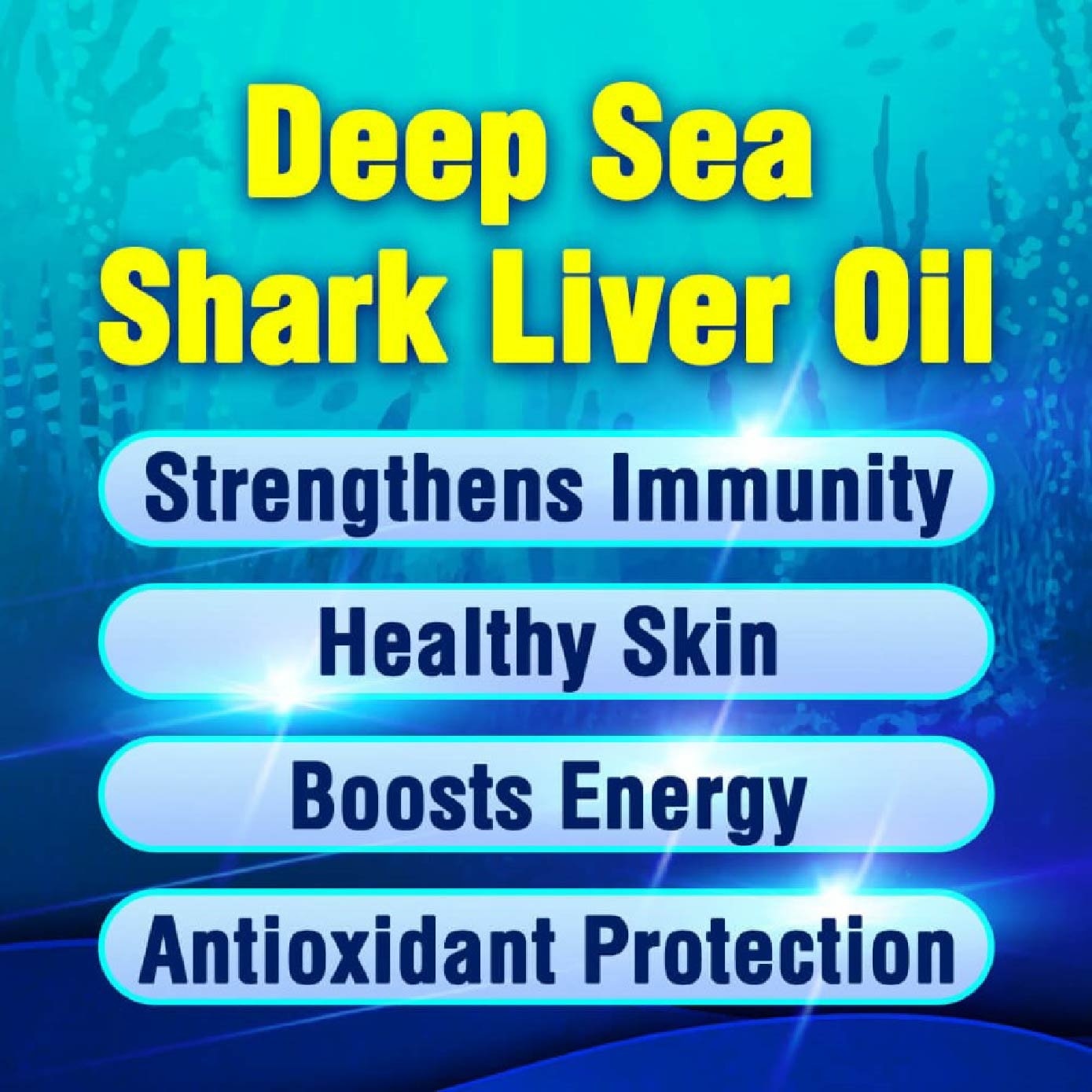 Shark Liver Oil Softgel (Immunity, Energy, Antioxidant, Anti-Aging) 60s