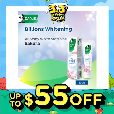 DARLIE All Shiny White Starshine Whitening Sakura Toothpaste 120g