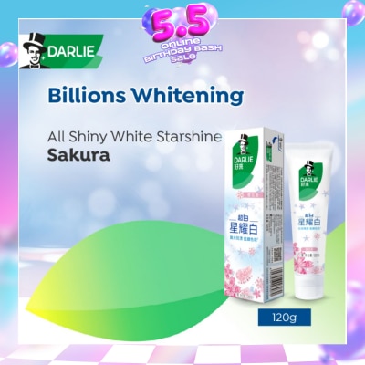 DARLIE - All Shiny White Starshine Whitening Sakura Toothpaste 120g