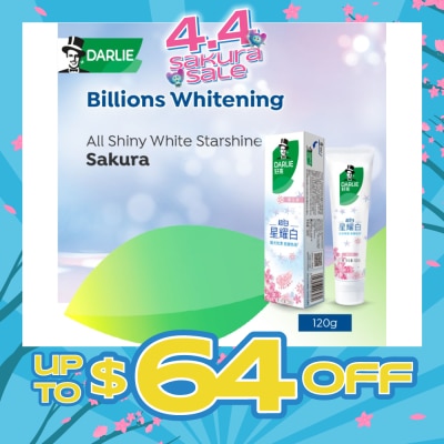 DARLIE - All Shiny White Starshine Whitening Sakura Toothpaste 120g