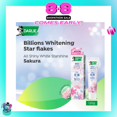 DARLIE - All Shiny White Starshine Whitening Sakura Toothpaste 120g