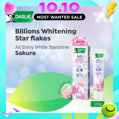 DARLIE All Shiny White Starshine Whitening Sakura Toothpaste 120g image