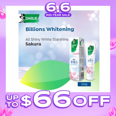 DARLIE - All Shiny White Starshine Whitening Sakura Toothpaste 120g