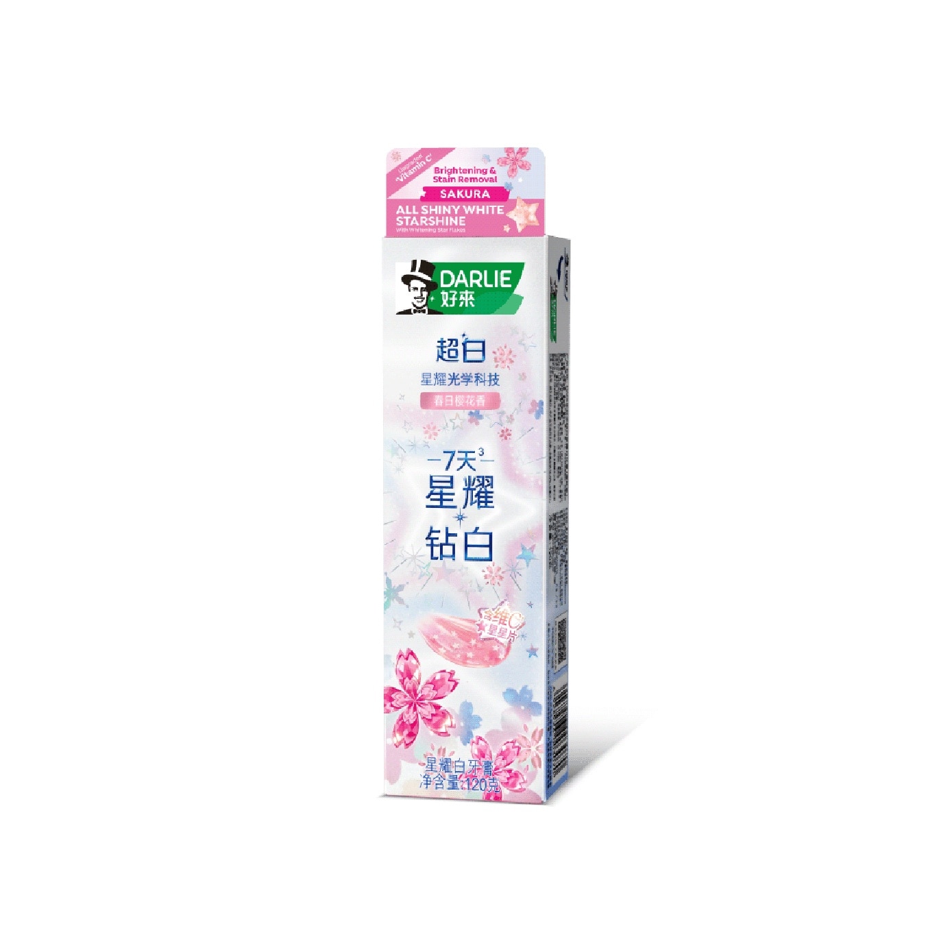 All Shiny White Starshine Whitening Sakura Toothpaste 120g