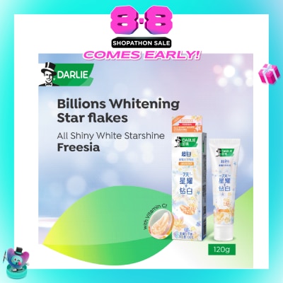 DARLIE - All Shiny White Starshine Whitening Freesia Toothpaste 120g