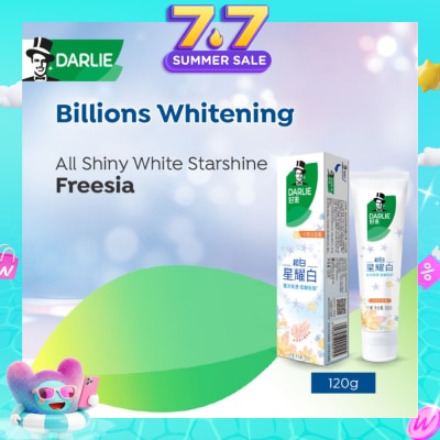 DARLIE - All Shiny White Starshine Whitening Freesia Toothpaste 120g