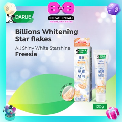 DARLIE - All Shiny White Starshine Whitening Freesia Toothpaste 120g