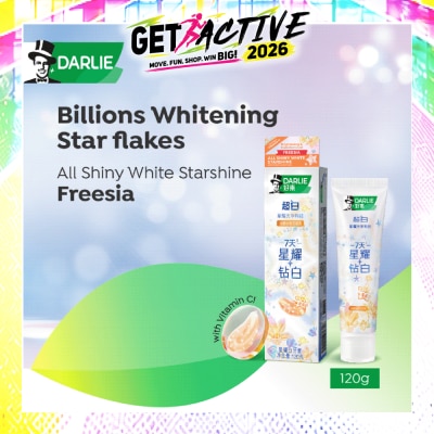 DARLIE - All Shiny White Starshine Whitening Freesia Toothpaste 120g image