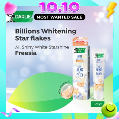 DARLIE All Shiny White Starshine Whitening Freesia Toothpaste 120g image