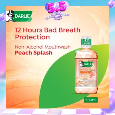 DARLIE - Peach Splash Multi Care Non-Alcohol Mouthwash 500ml