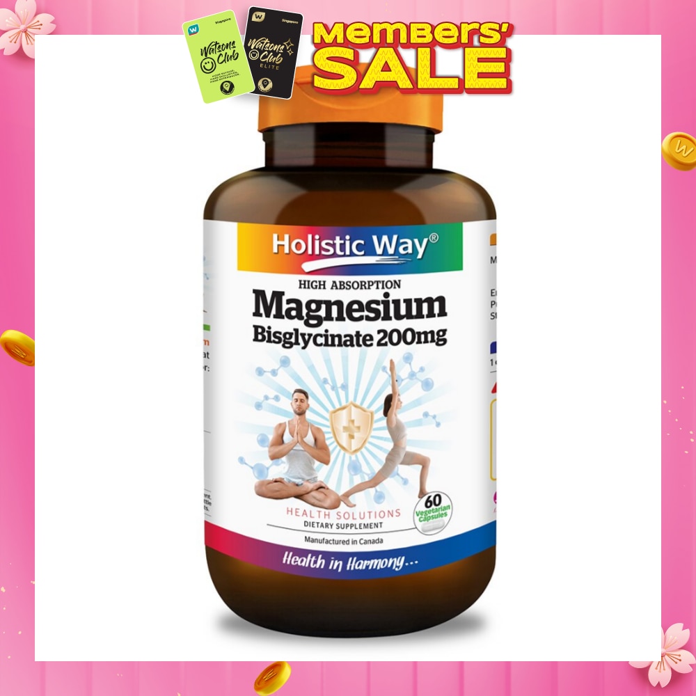Magnesium Bisglycinate Vegetarian Capsule 60s