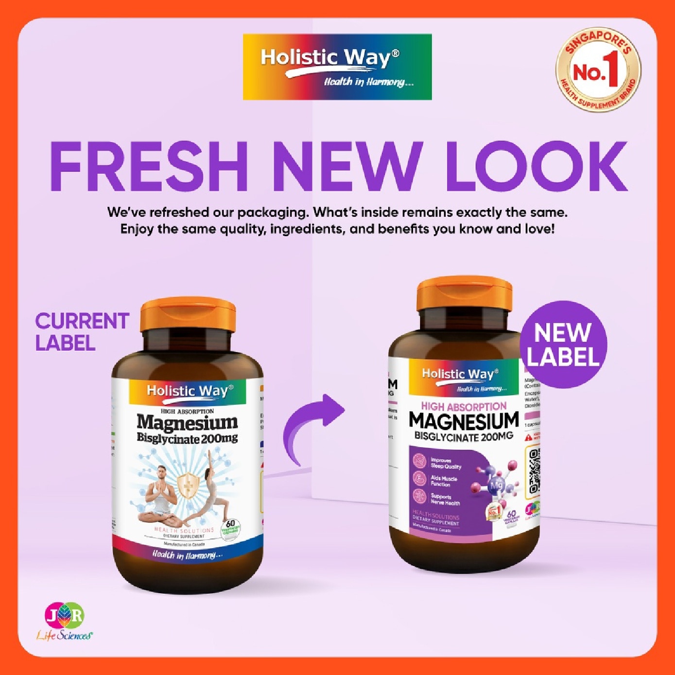 Magnesium Bisglycinate Vegetarian Capsule 60s image