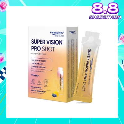 HOLISTIC WAY Bio-Elixir Super Vision Pro Shot Acai Immune Sachet (To Support Healthy Eyes & Immune System)10s