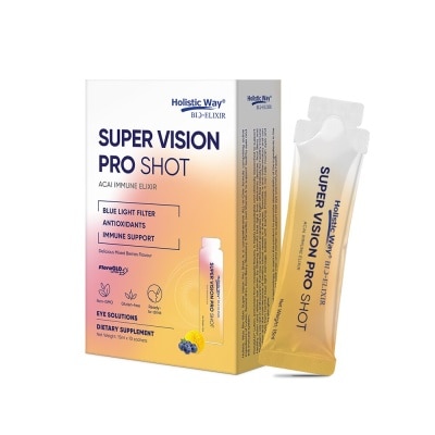 HOLISTIC WAY Bio-Elixir Super Vision Pro Shot Acai Immune Sachet (To Support Healthy Eyes & Immune System)10s