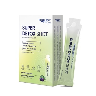 HOLISTIC WAY Bio-Elixir Super Detox Shot Plum Ferment Sachet (For Support Gut Health) 10s