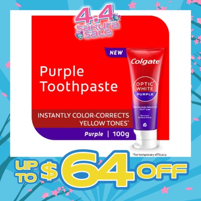 COLGATE - Optic White Purple Whitening Toothpaste 100g