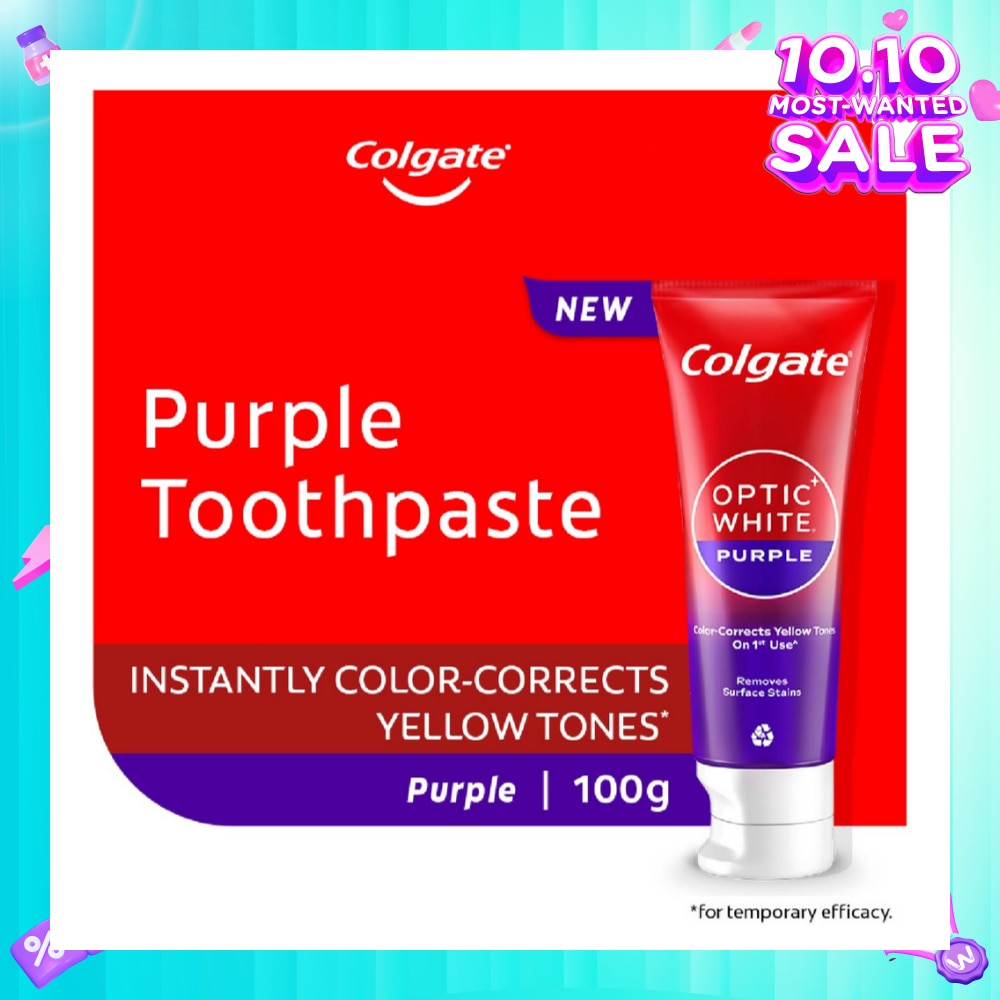 Optic White Purple Whitening Toothpaste 100g
