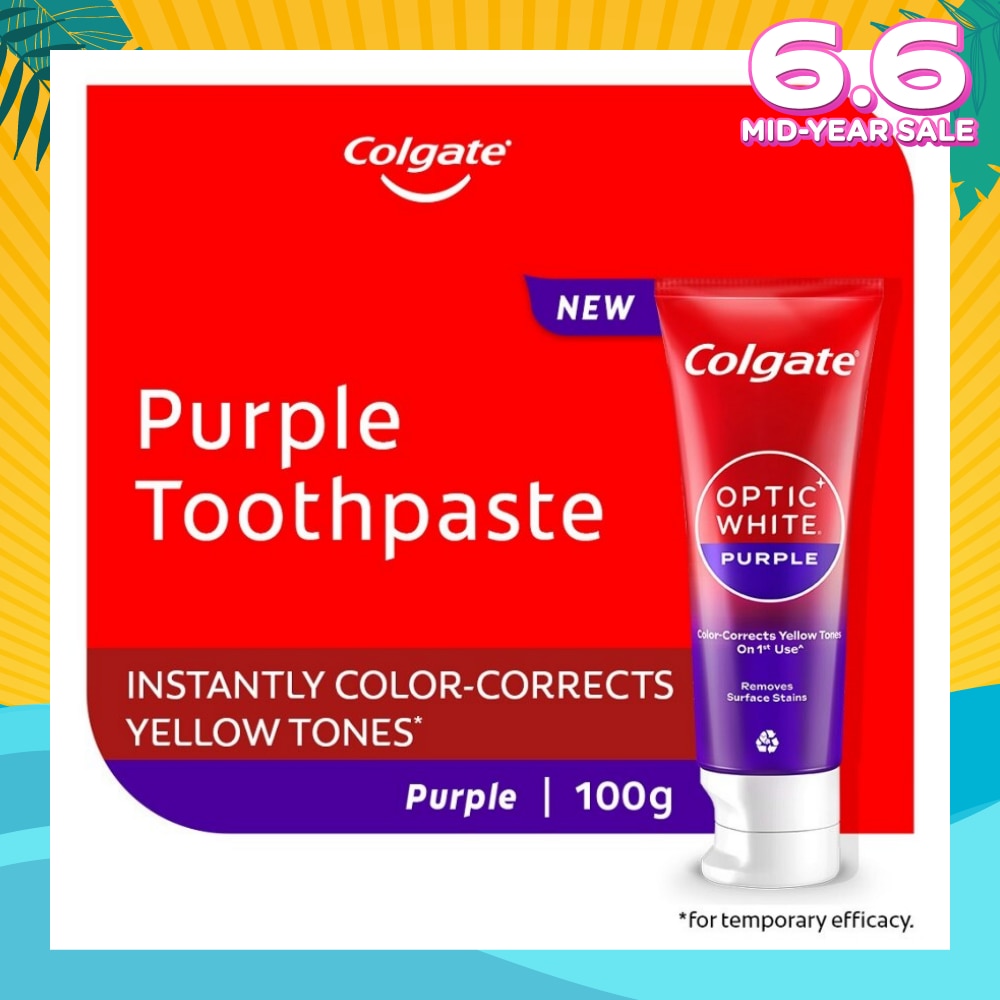 Optic White Purple Whitening Toothpaste 100g