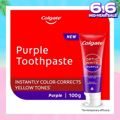 COLGATE Optic White Purple Whitening Toothpaste 100g
