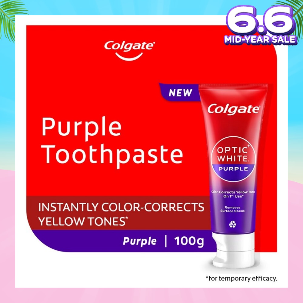 Optic White Purple Whitening Toothpaste 100g