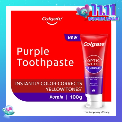 COLGATE Optic White Purple Whitening Toothpaste 100g