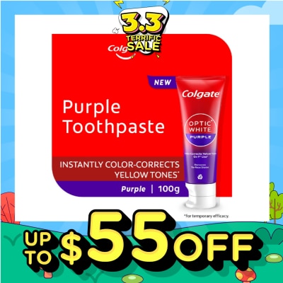 COLGATE Optic White Purple Whitening Toothpaste 100g