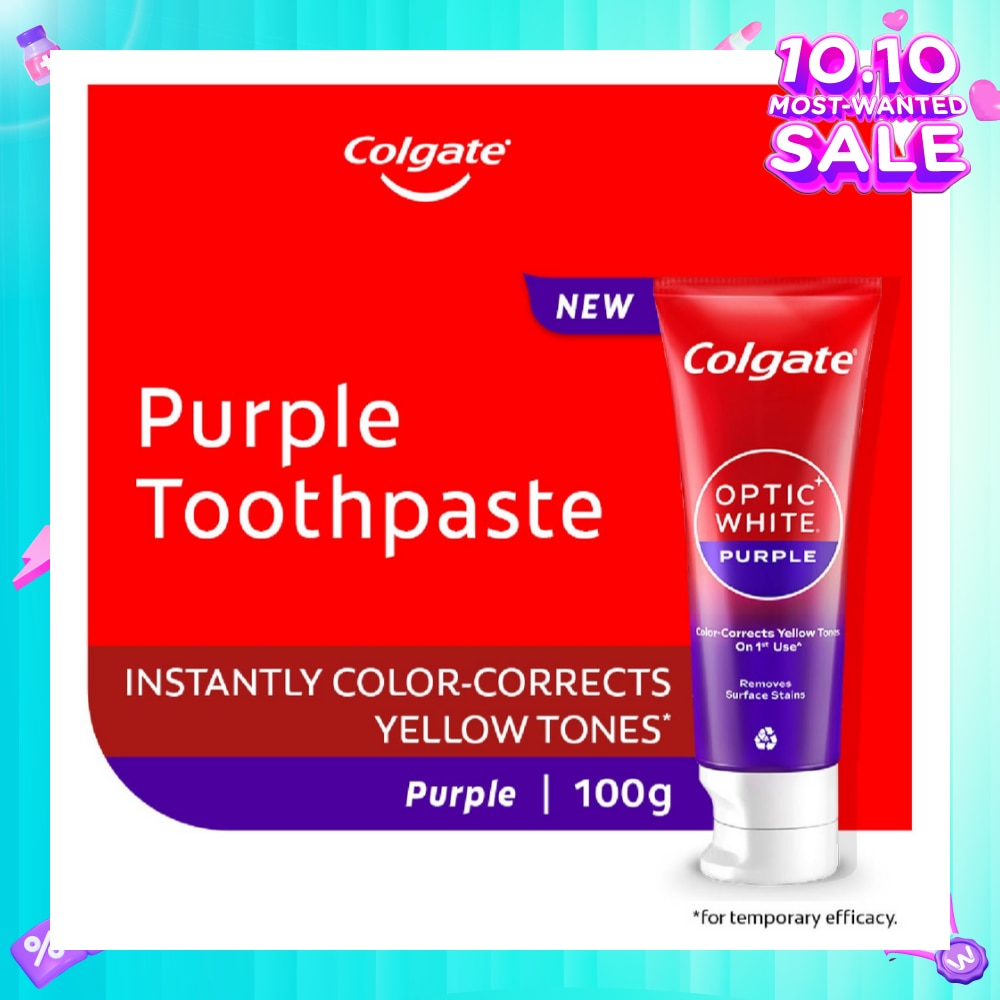 Optic White Purple Whitening Toothpaste 100g