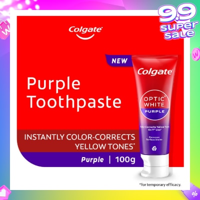 COLGATE Optic White Purple Whitening Toothpaste 100g