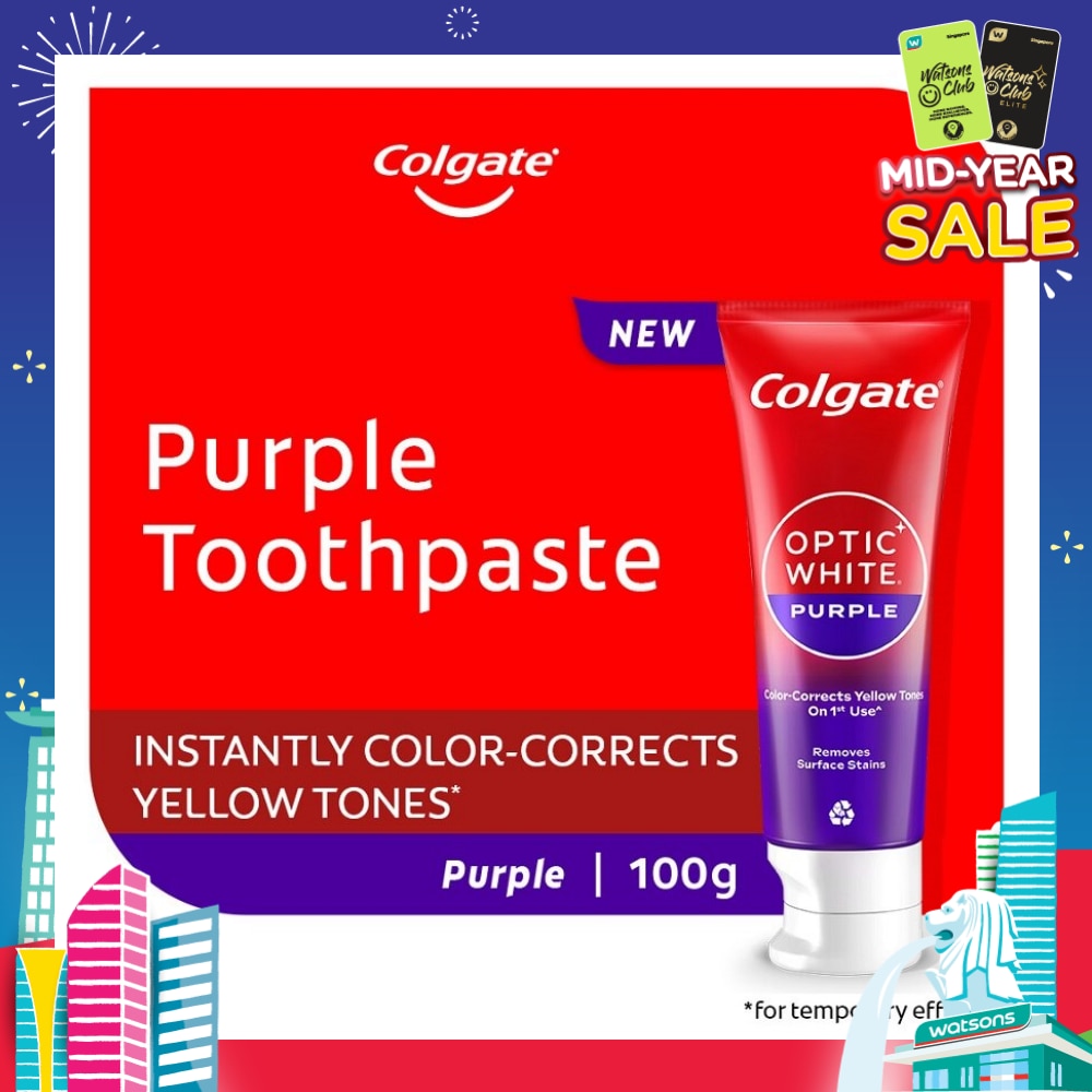 Optic White Purple Whitening Toothpaste 100g