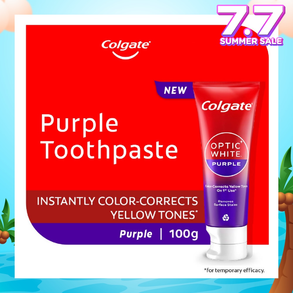 Optic White Purple Whitening Toothpaste 100g