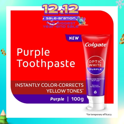 COLGATE Optic White Purple Whitening Toothpaste 100g