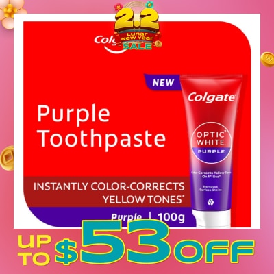 COLGATE Optic White Purple Whitening Toothpaste 100g