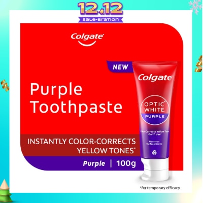 COLGATE Optic White Purple Whitening Toothpaste 100g