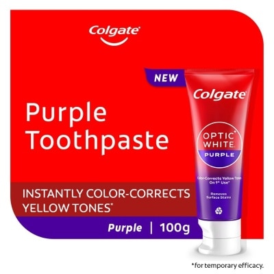 COLGATE Optic White Purple Whitening Toothpaste 100g