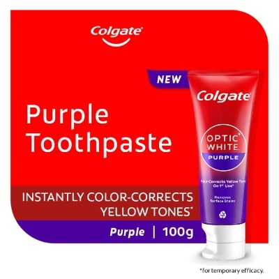 COLGATE Optic White Purple Whitening Toothpaste 100g