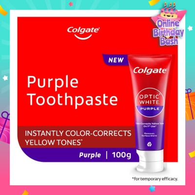 COLGATE Optic White Purple Whitening Toothpaste 100g