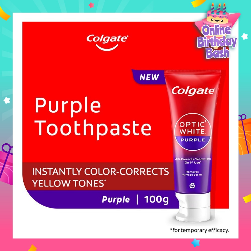 Optic White Purple Whitening Toothpaste 100g
