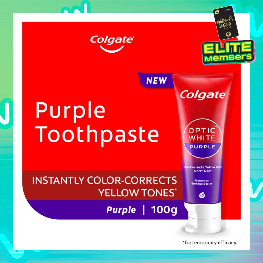 Optic White Purple Whitening Toothpaste 100g