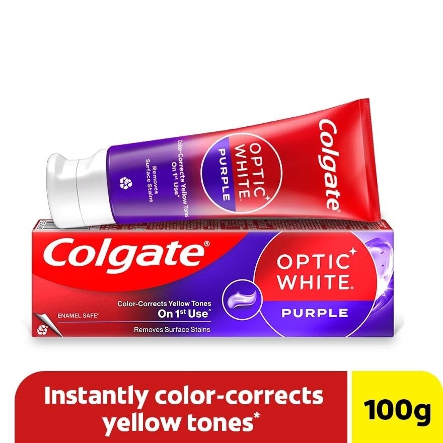 Optic White Purple Whitening Toothpaste 100g