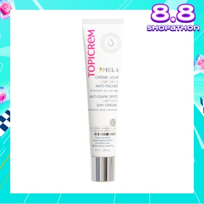 TOPICREM Mela Anti-Dark Spot Unifying Day Cream SPF350+ PA++++ (UVA/UVB Protection & Suitable For Pregnant Women) 40ml