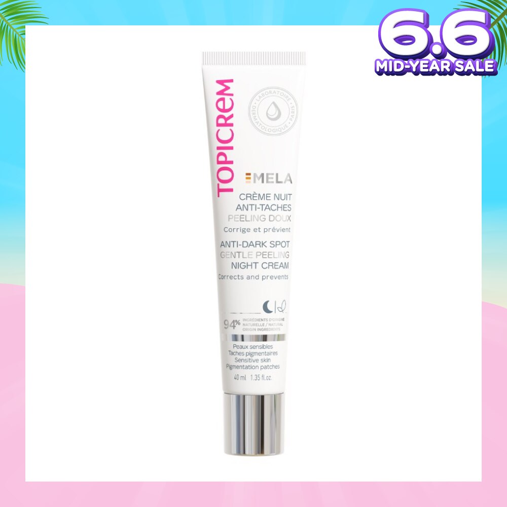 Mela Anti-Dark Spot Gentle Peeling Night Cream (Moisturizes, Smoothes & Suitable For Sensitive Skin) 40ml