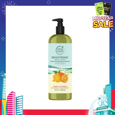 PETAL FRESH Brightening Body Wash With Honey & Vit C (Moisturize & Rejuvenate) 1000ml