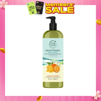 PETAL FRESH Brightening Body Wash With Honey & Vit C (Moisturize & Rejuvenate) 1000ml