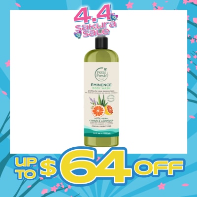 PETAL FRESH - Eminence Body Wash With Aloe Vera & Citrus & Lavender (For All Skin Types) 1000ml