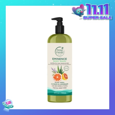 PETAL FRESH Eminence Body Wash With Aloe Vera & Citrus & Lavender (For All Skin Types) 1000ml