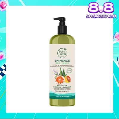 PETAL FRESH Eminence Body Wash With Aloe Vera & Citrus & Lavender (For All Skin Types) 1000ml